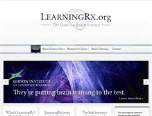 Tablet Screenshot of learningrx.org